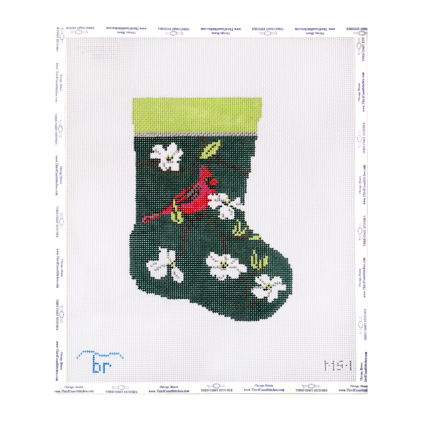 Red Cardinal Mini Stocking