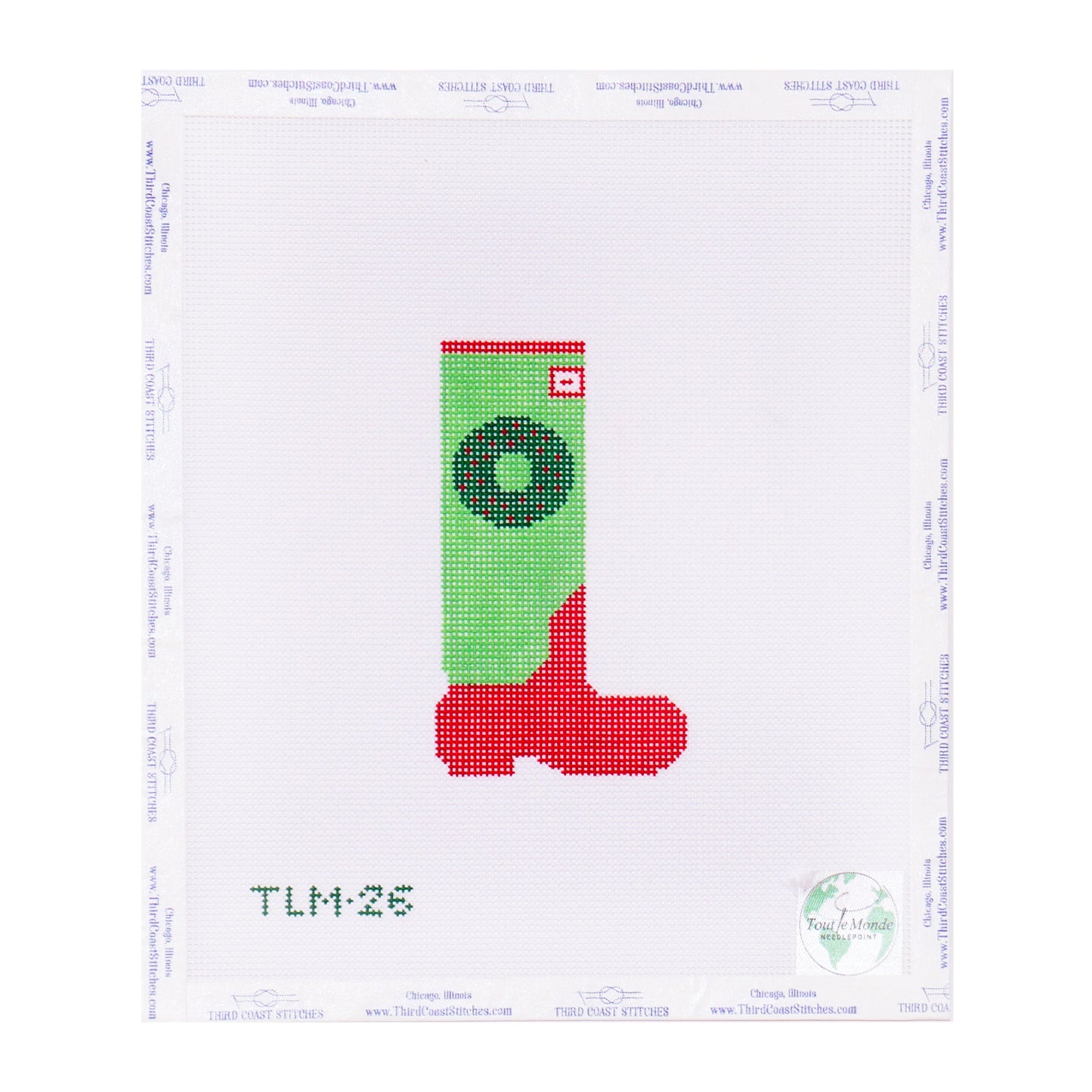 Holiday Wreath Wellie