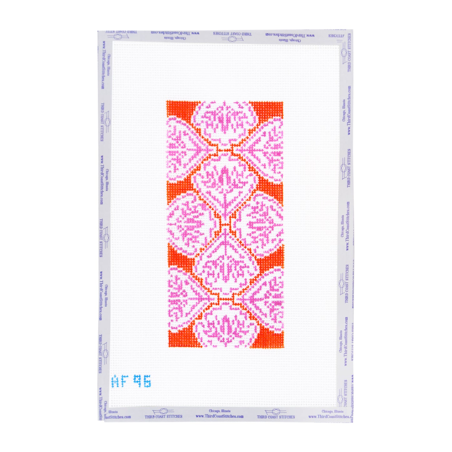 Medallion Eyeglasses Case: Pink & Orange
