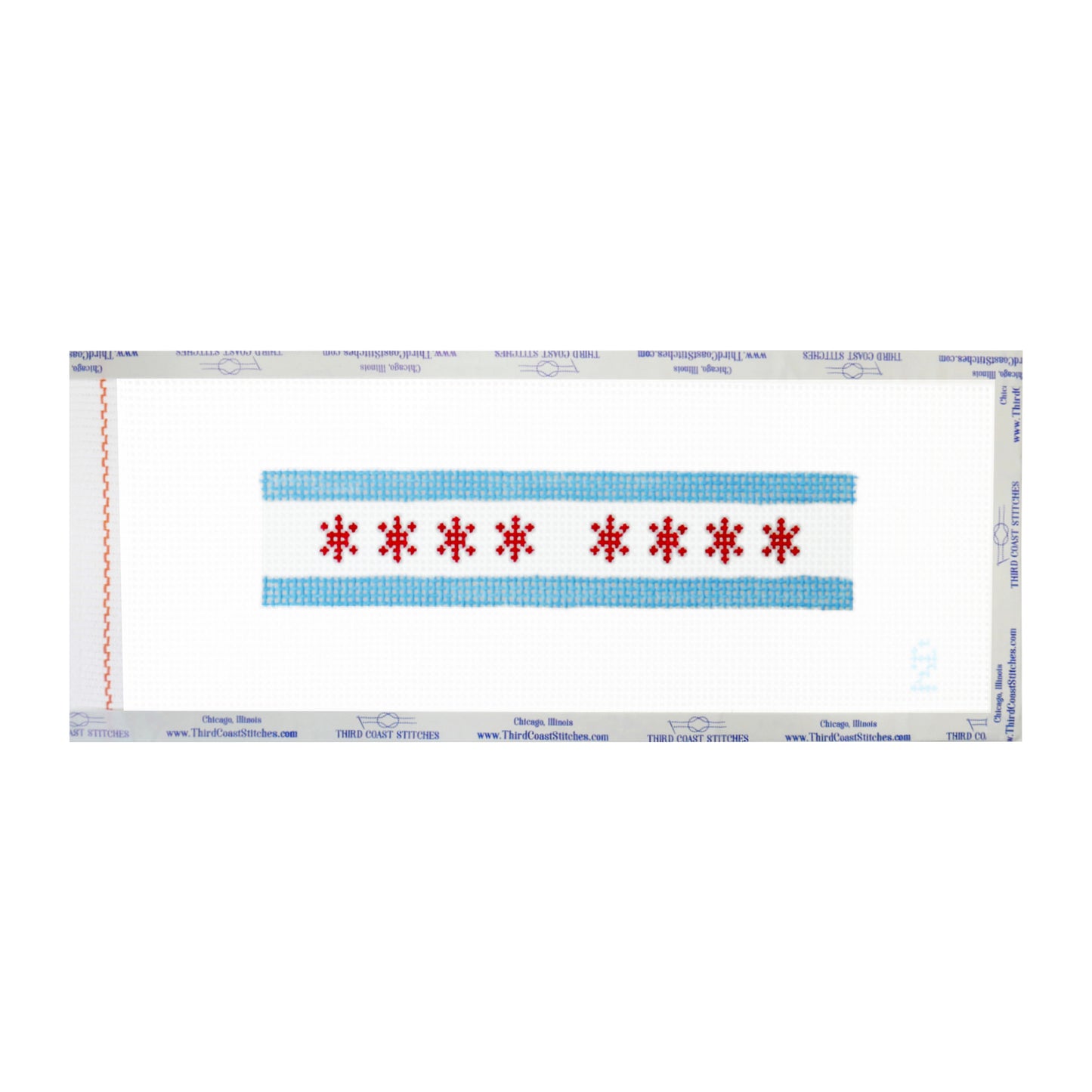 Chicago Flag Keyfob