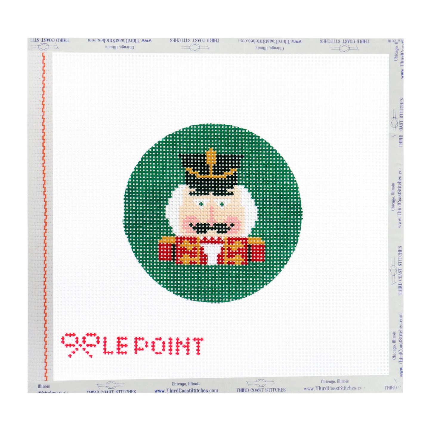 Nutcracker Round (Green Background)