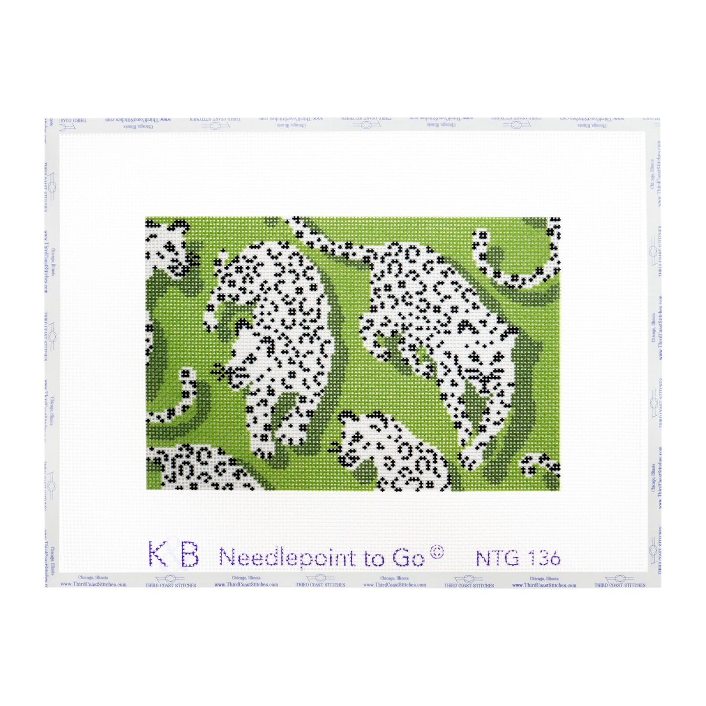 Leopards on Green