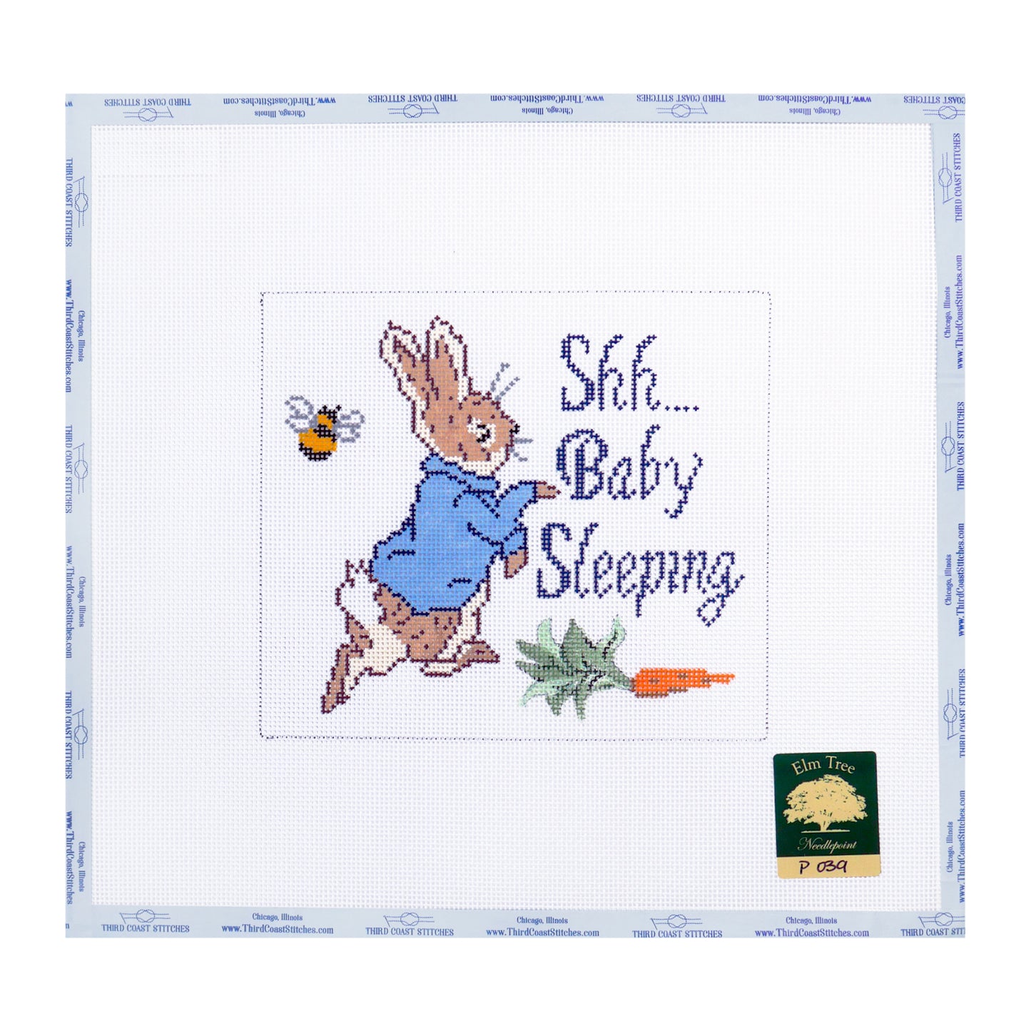 Baby Bunny & Bee - Blue