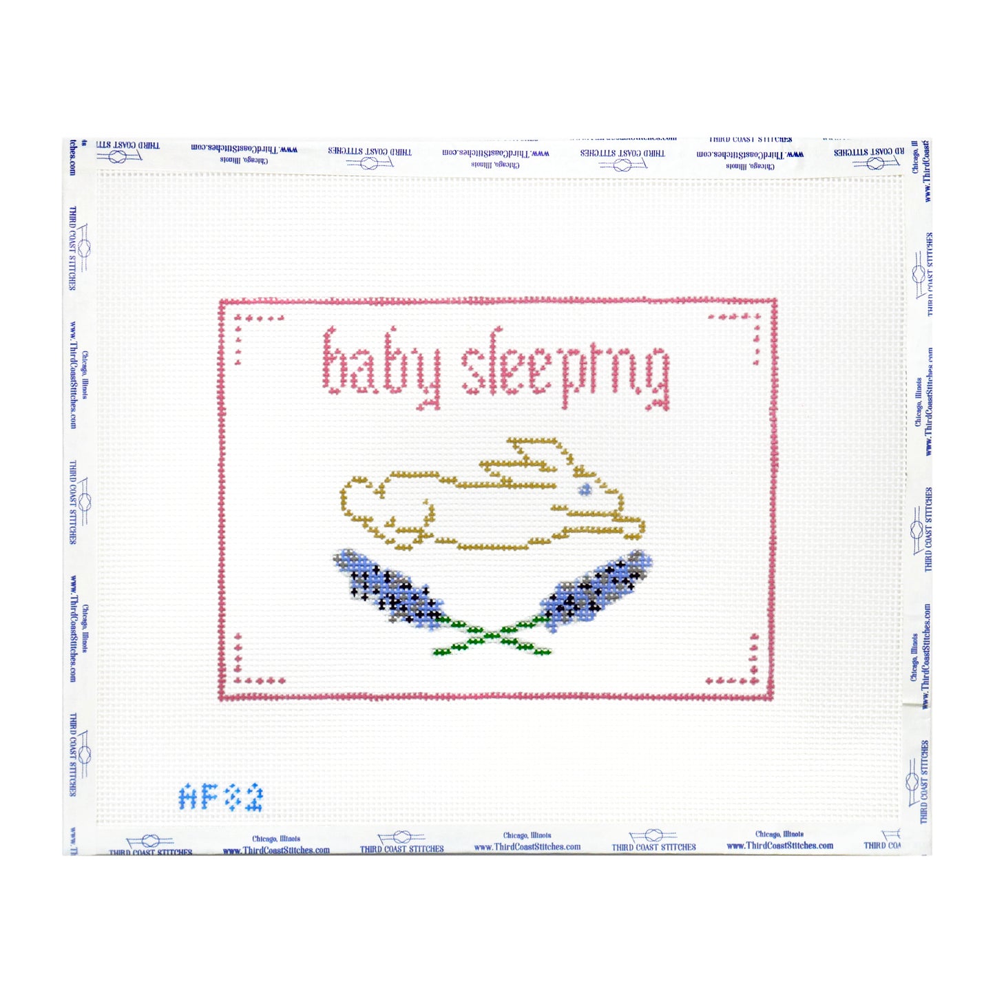 Baby Sleeping Bunny Leaping: Pink