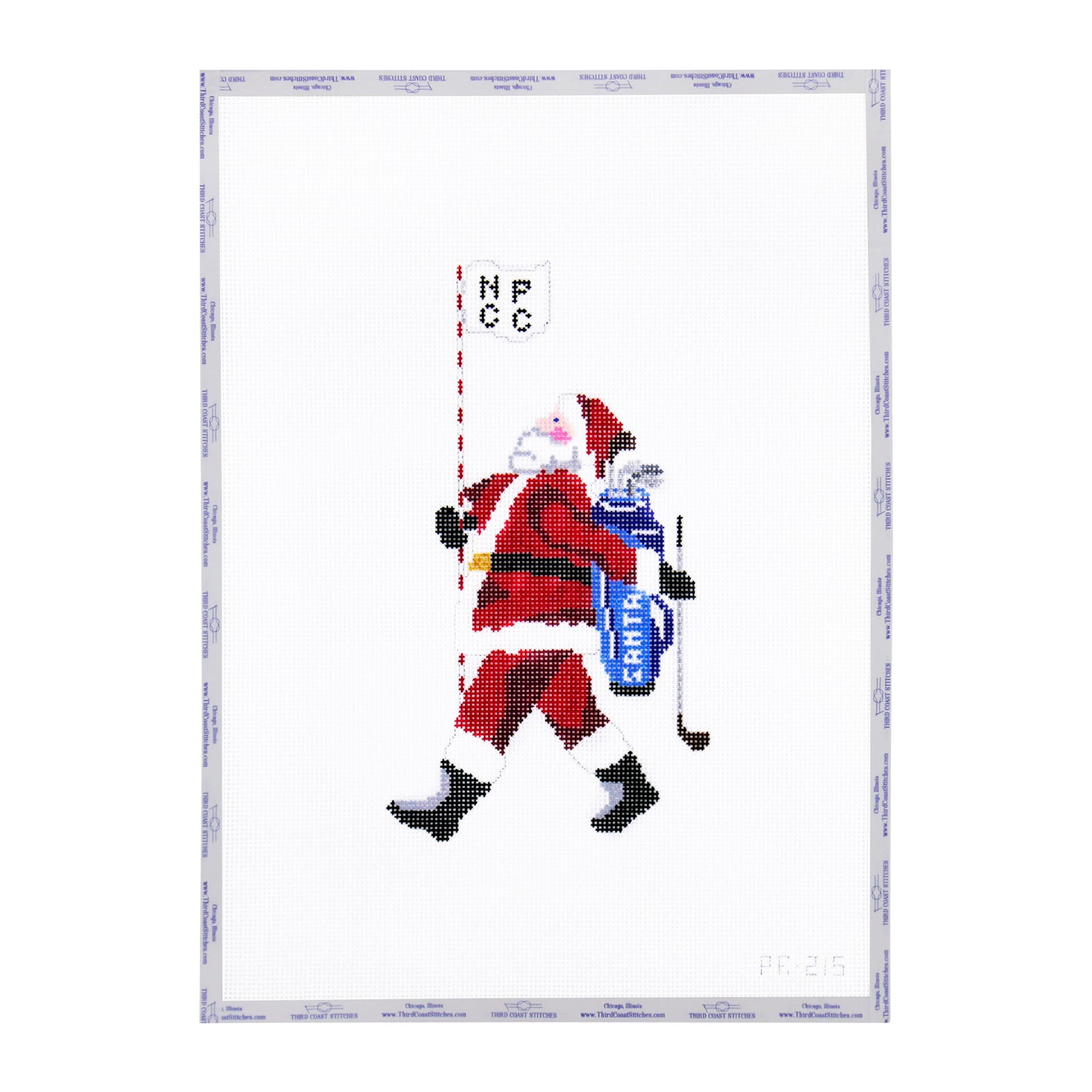 Golfing Santa