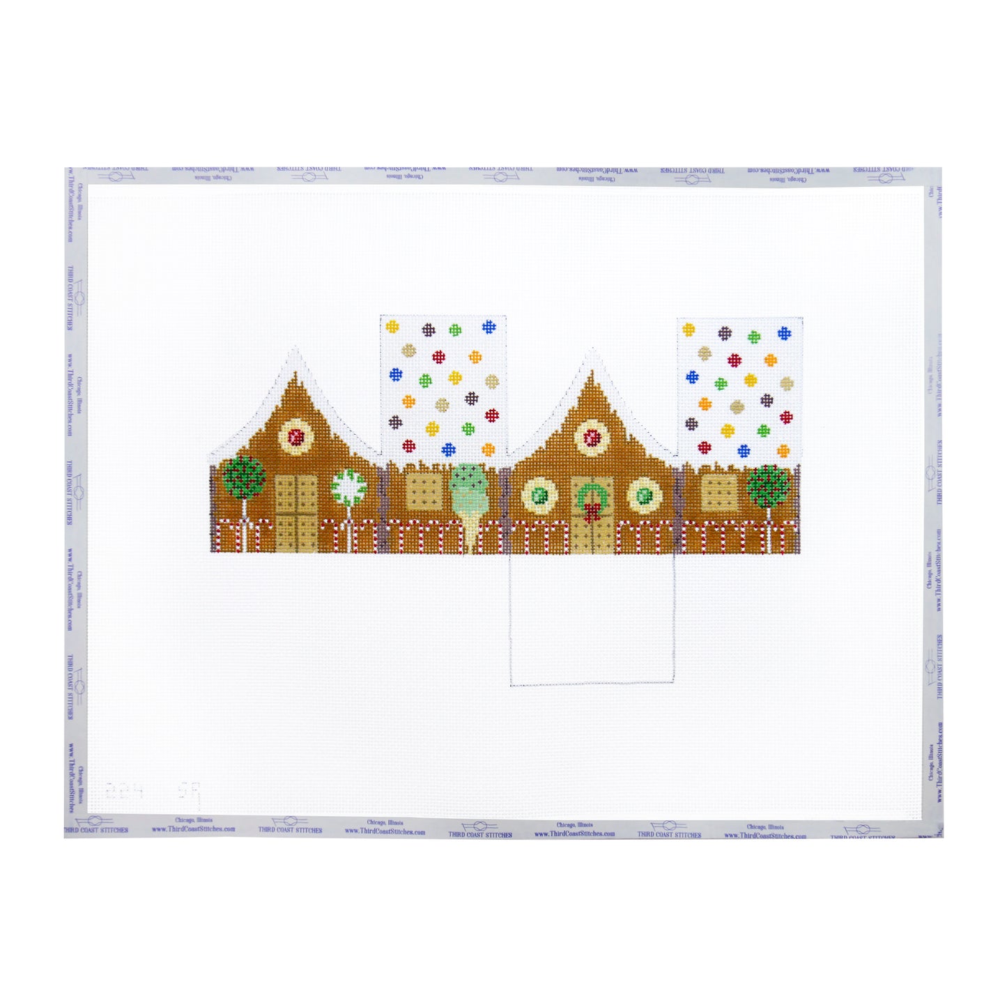 M&M Roof 3D Gingerbread House