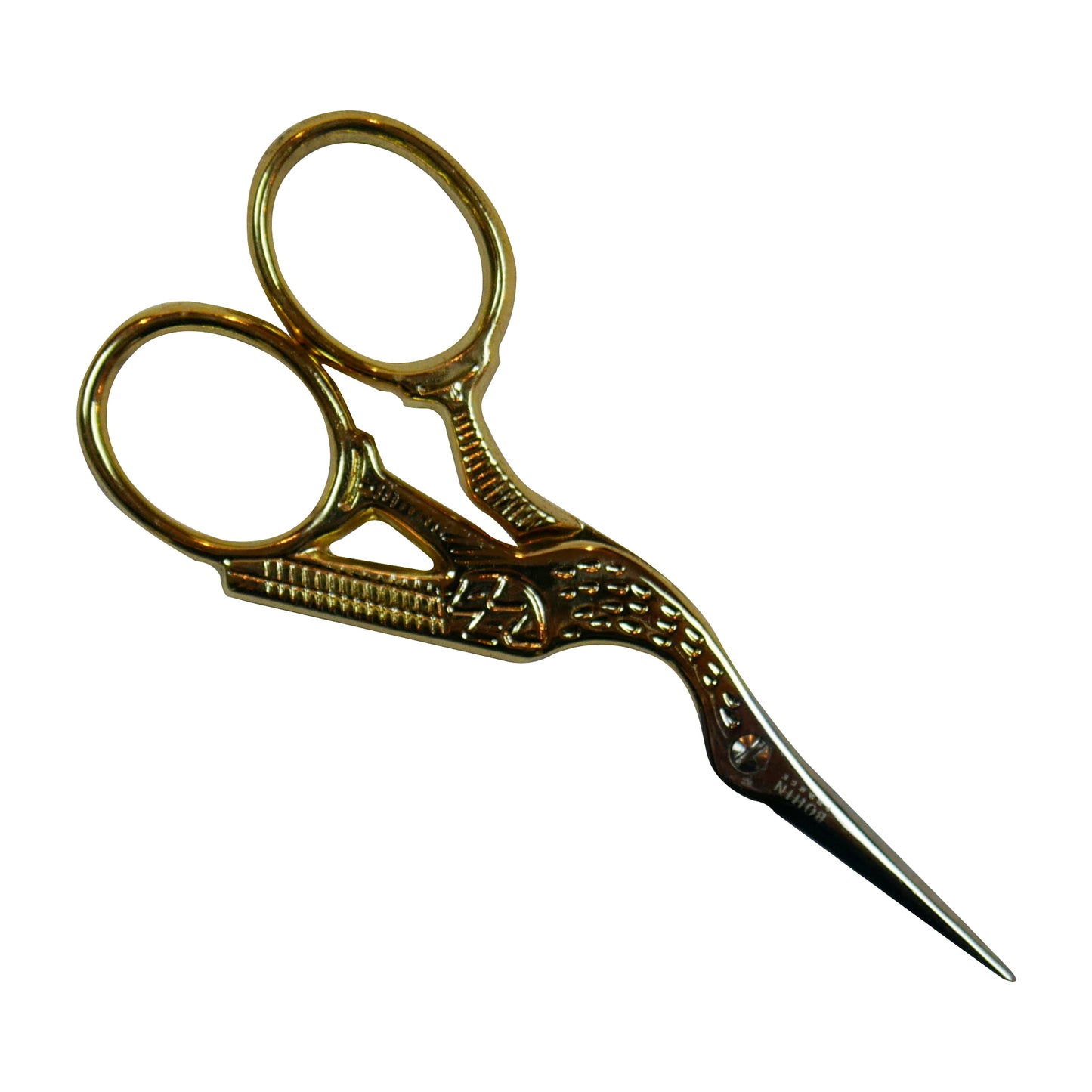 Large Gold Crane Scissors
