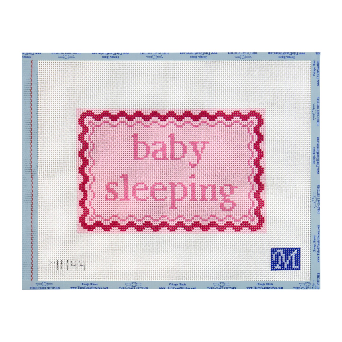 Baby Sleeping - Pink Rickrack