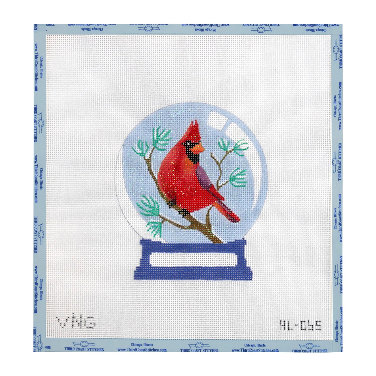 Cardinal Snow Globe