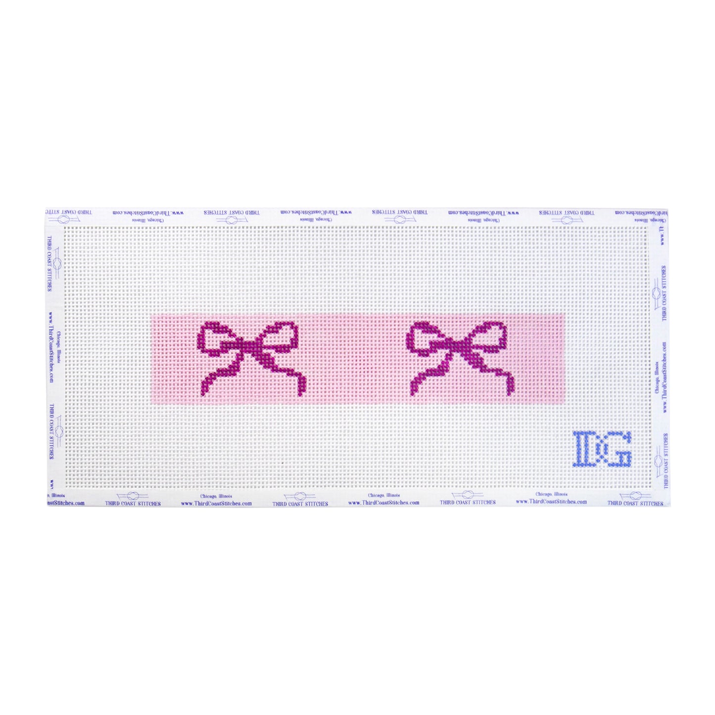Pink Two Bow Keyfob