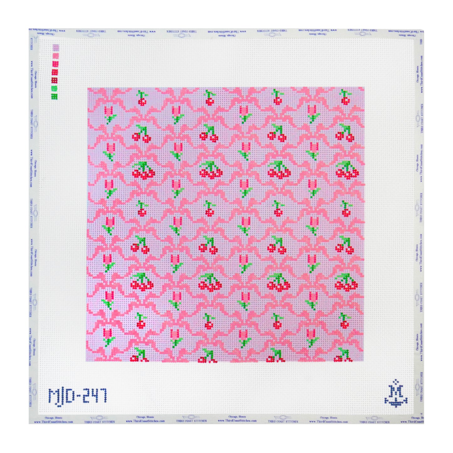 Cherry Crush Pillow: Pink