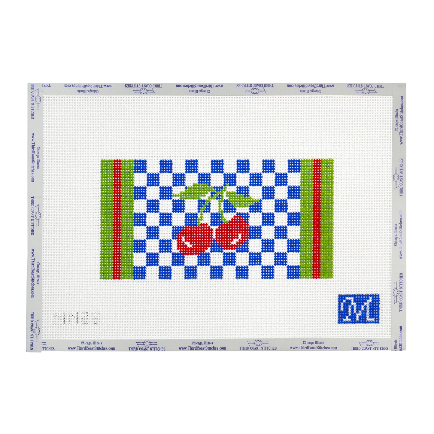 Checked Cherry Eyeglasses Case