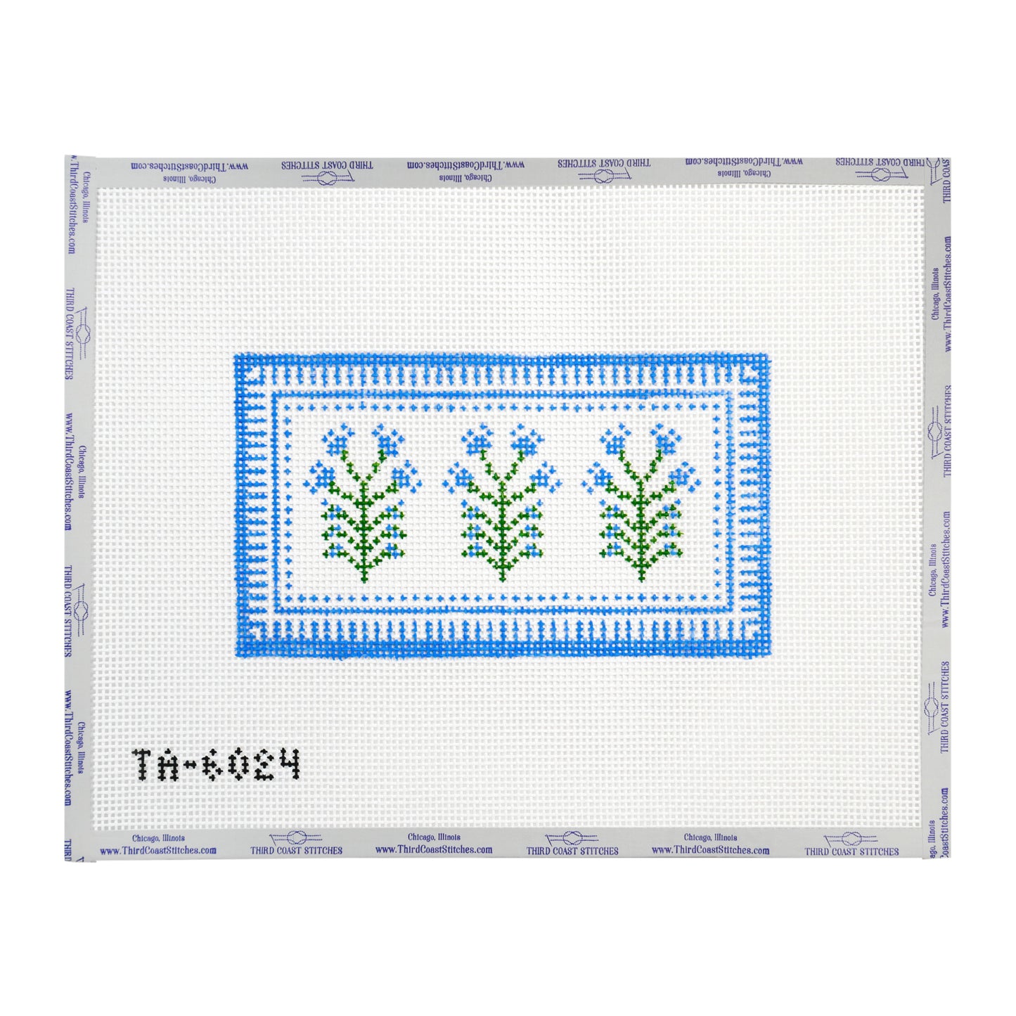 Blue Thistle Eyeglasses Case