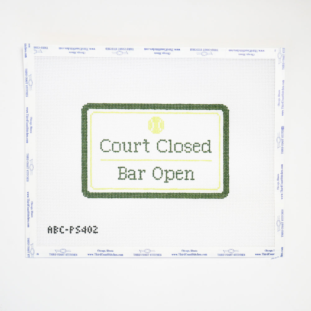 Court Closed, Bar Open - Tennis