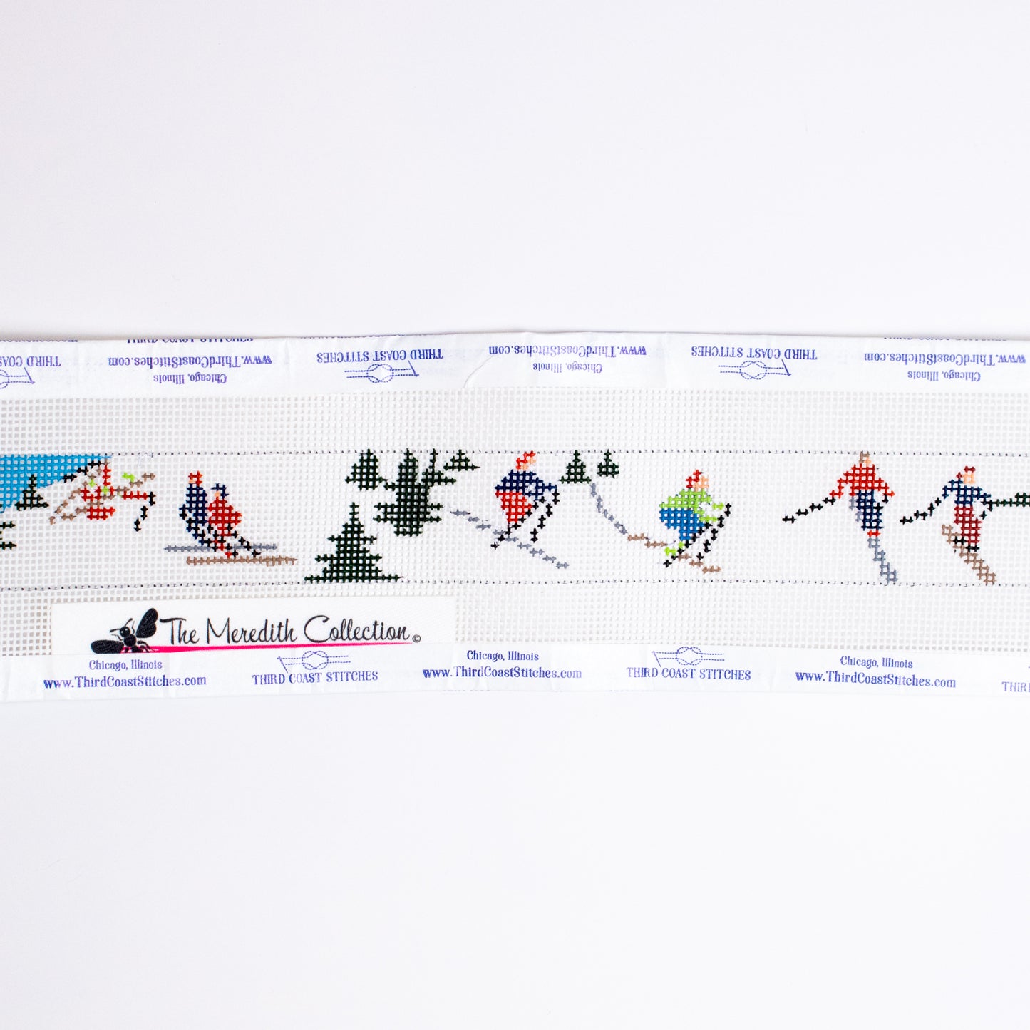 Winter Ski Scene Belt