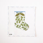 Holly Leaves Mini Stocking