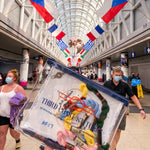 Local Needlepoint Shop Third Coast Stitches Featured in the Air at Chicago O'hare Airport. Lycette Designs.