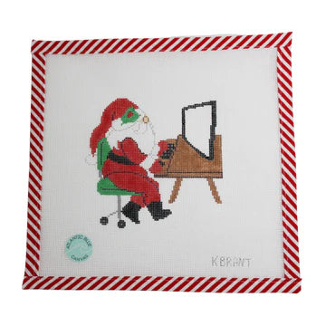 Work from Home/Computer Santa