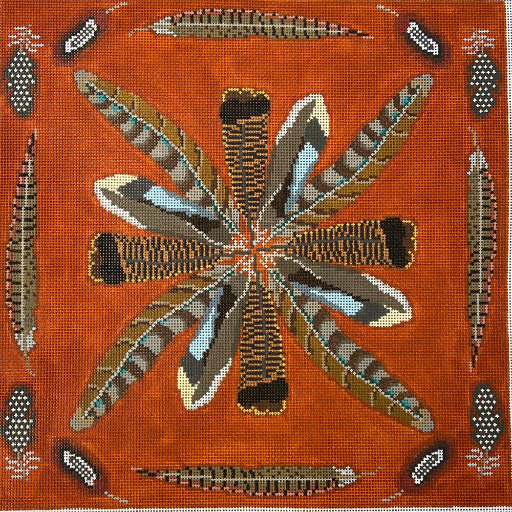 Game Bird Feathers Pillow