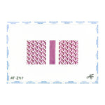 Y Pattern Eyeglasses Case: Pink