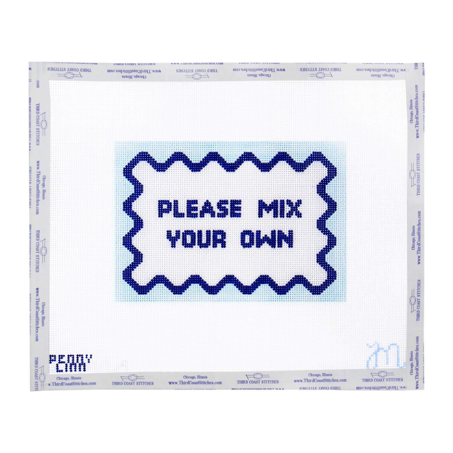 Please Mix Your Own (Blue Border)