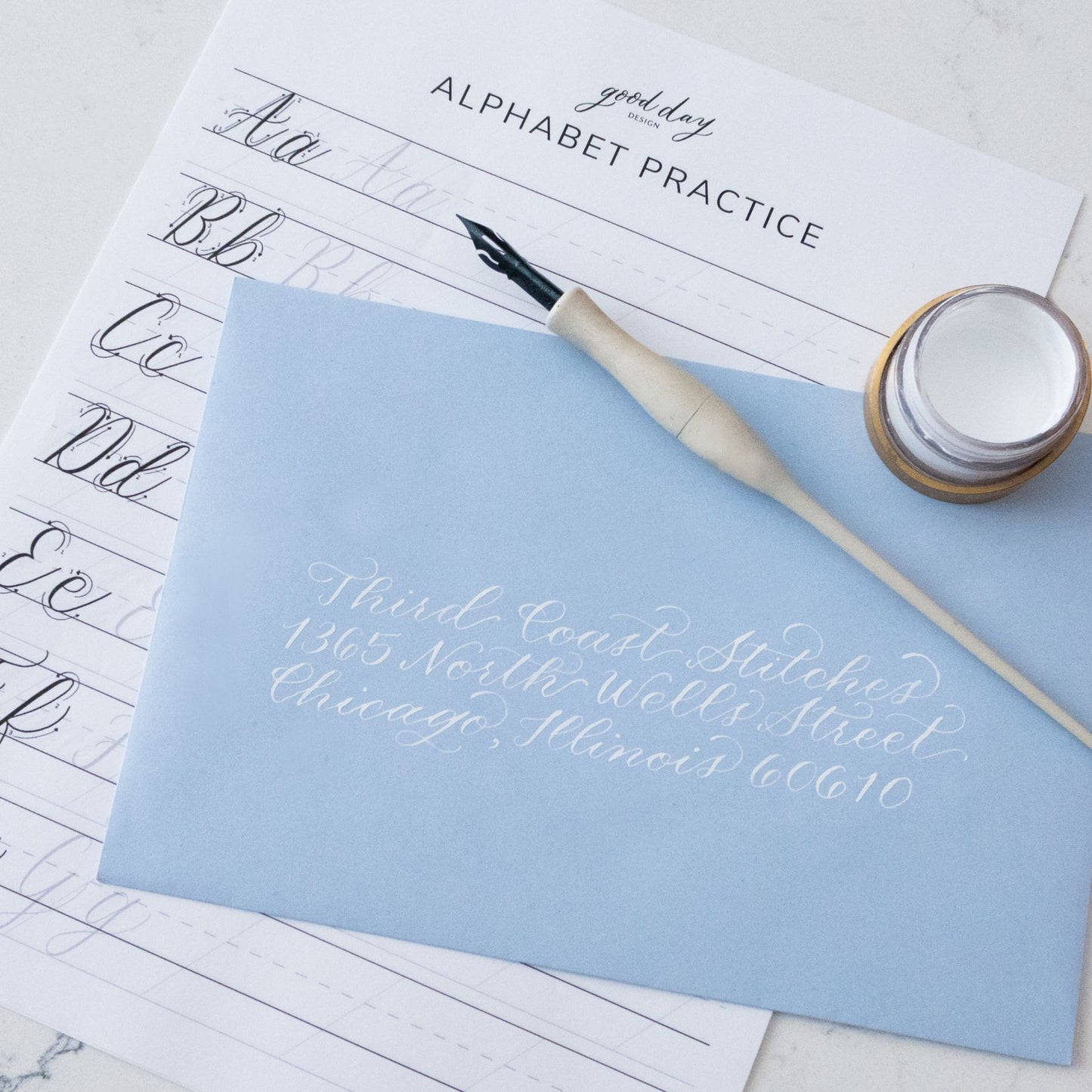 Introduction to Calligraphy with Good Day Design
