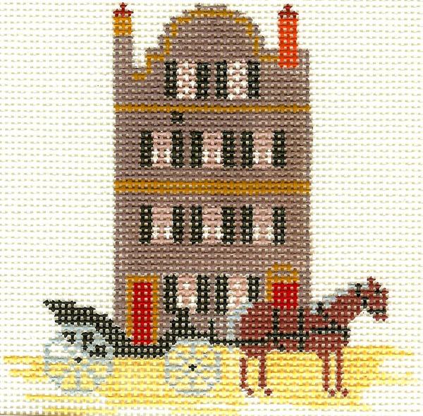 Brown House 4.5 x 4.5
