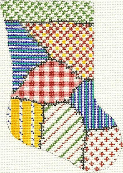 Patchwork Minisock 4 x 5.5