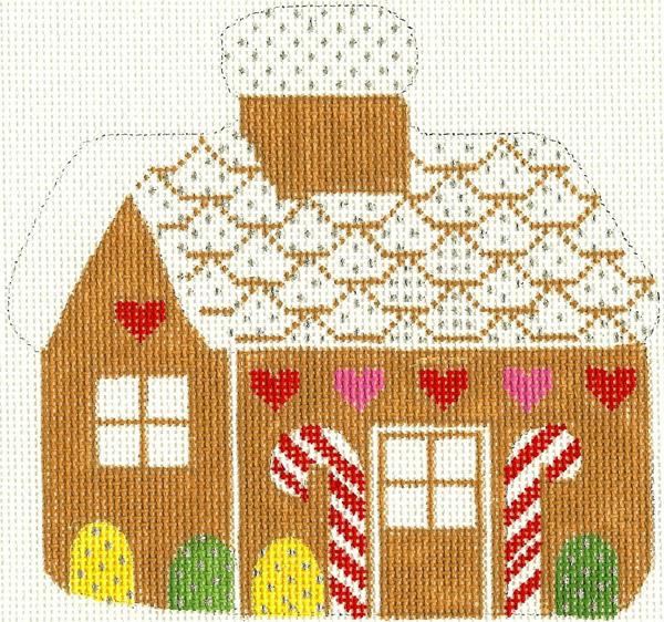 Gingerbread House Ornament 5 x 5