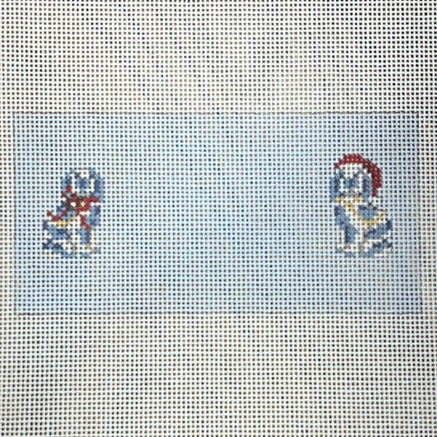 Christmas Staffordshire Dog Insert