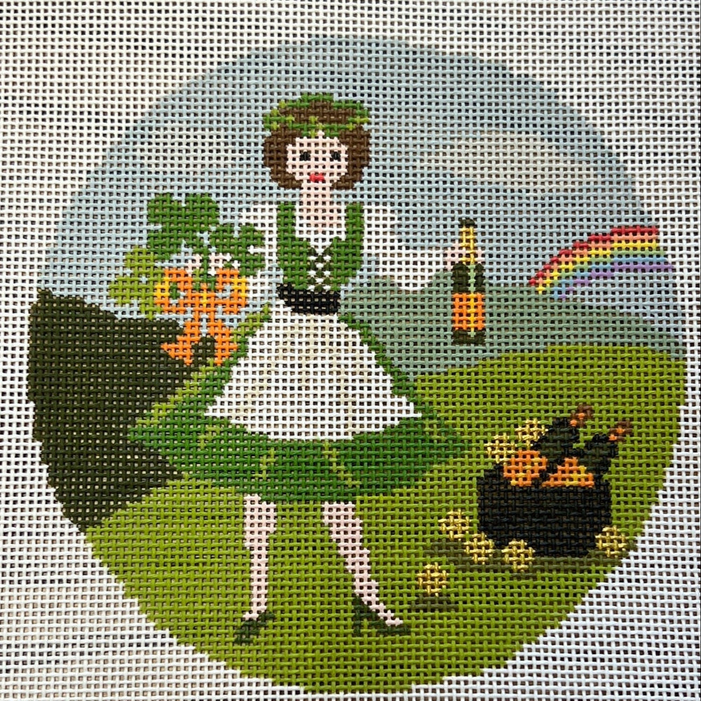Betty Loves St. Patrick's Day Canvas and Stitch Guide