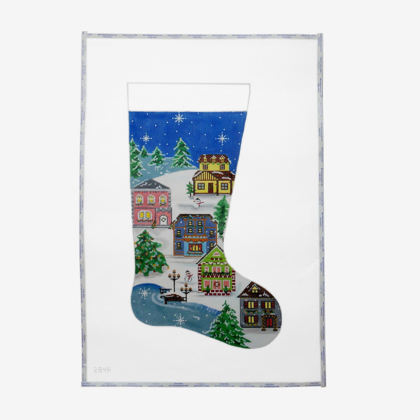 Winter Village Stocking