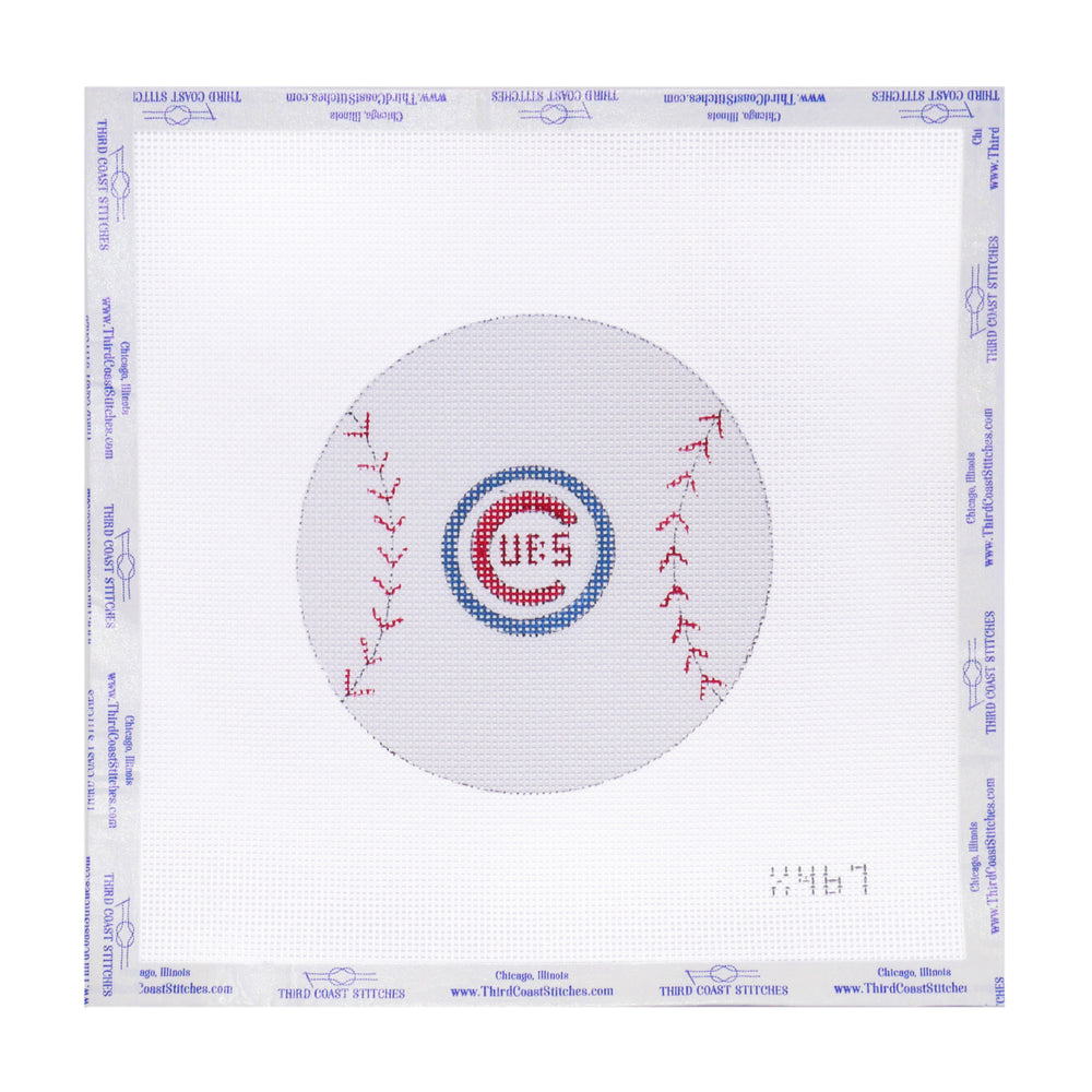 Cubs Baseball Ornament