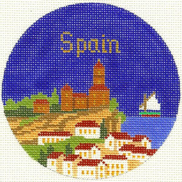 Spain Ornament 4.25 circle