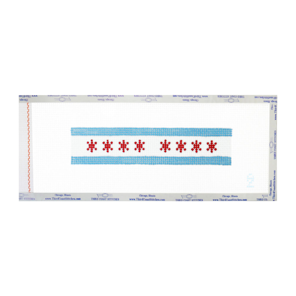 Chicago Flag Keyfob