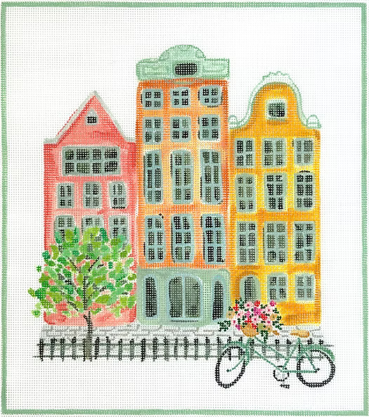 Lindsay Brackeen – Amsterdam Houses w/ Bicycle
