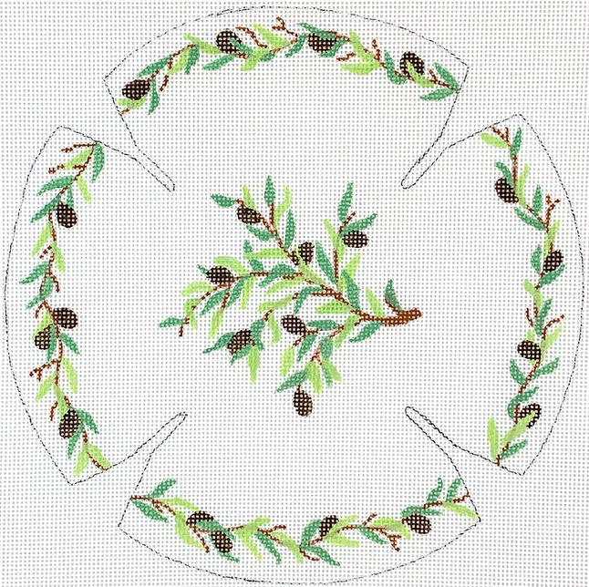 Kippah – Olive Branches