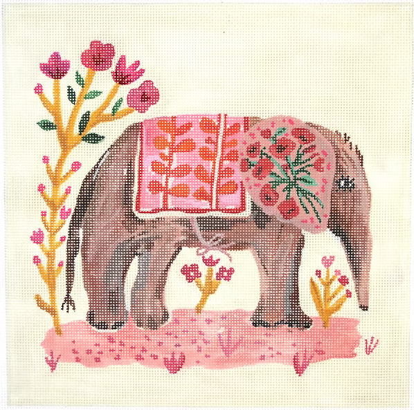 Carolyn Gavin – Elephant with Pink Blanket