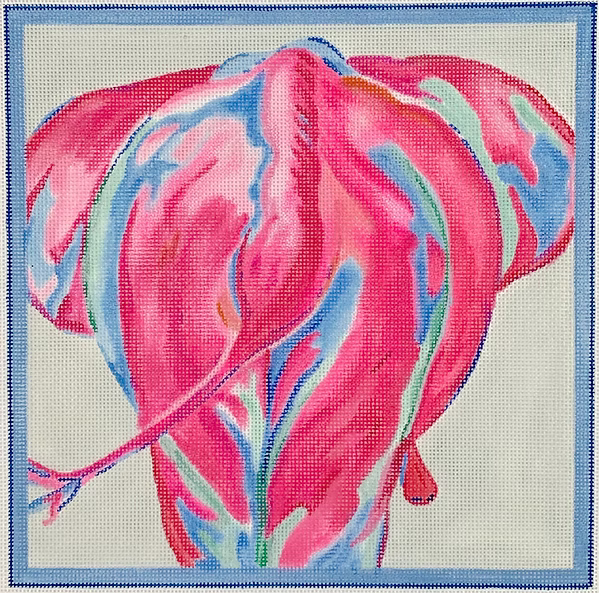 Megan Carn – Elephant Tail – fuchsia & blue