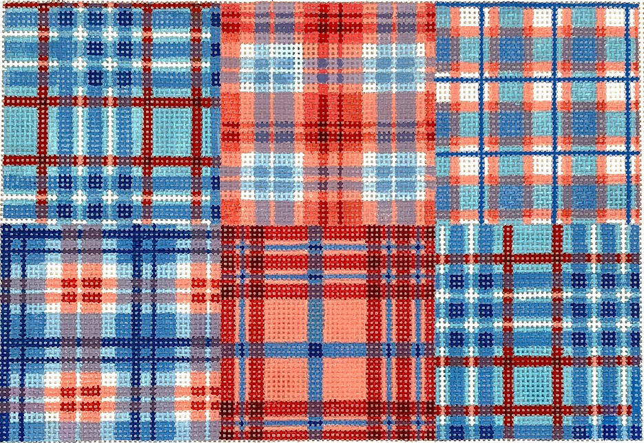 Clutch – Madras – red, white & blue