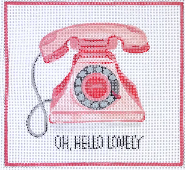 Lindsay Brackeen – “Oh, Hello Lovely” Retro Pink Telephone