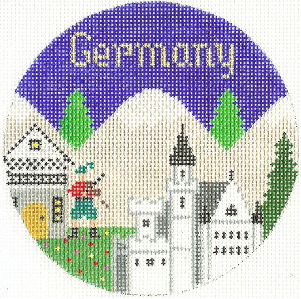 Germany Ornament 4.25 circle