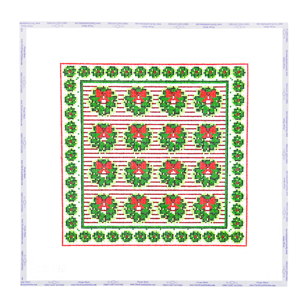 Christmas Wreath Pillow