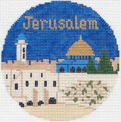 Jerusalem Ornament 4.25 round