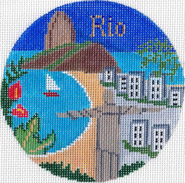 Rio Ornament 4.25 round