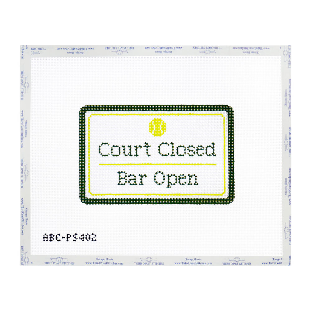 Court Closed, Bar Open - Tennis