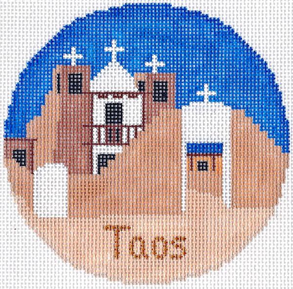 Taos Ornament 4.25 round