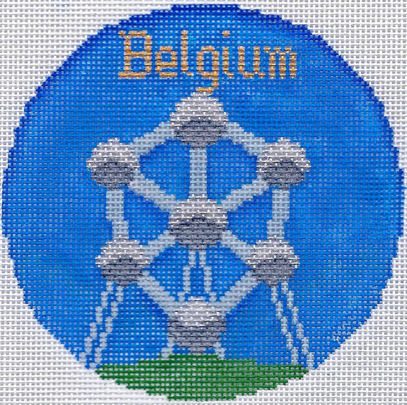 Belgium Ornament 4.25 round