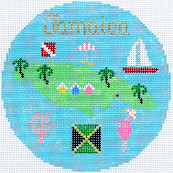 Jamaica Ornament 4.25 round