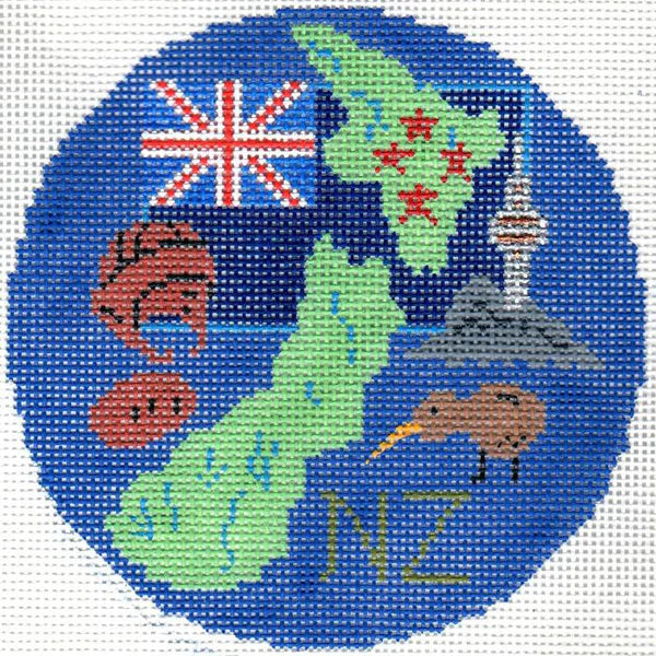 New Zealand Ornament 4 rnd 18M